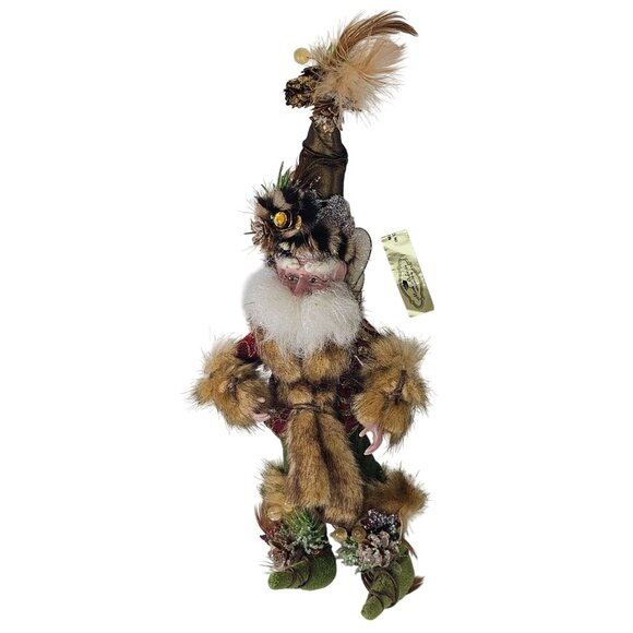 Mark Roberts Pinecone Fur Feather Forest Nymph Fairy Elf Figurine Collectible - Picture 1 of 9